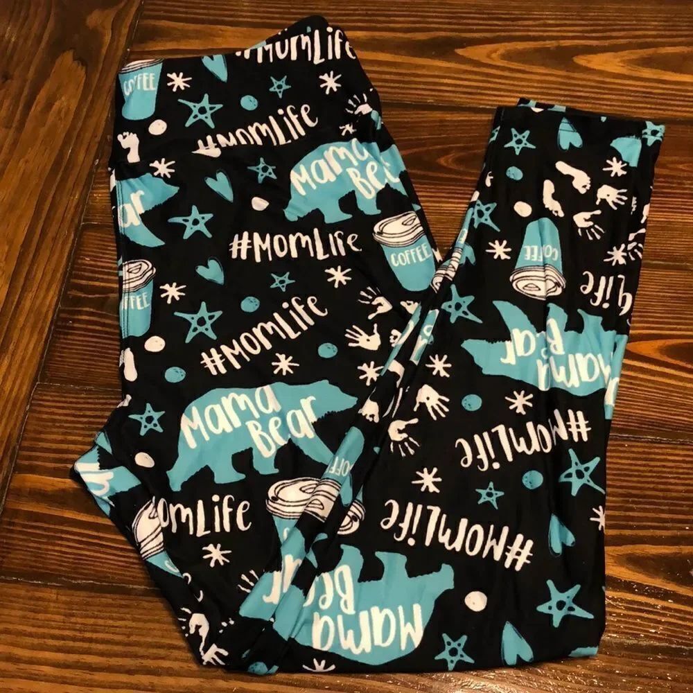 Leggings for a Purpose #momlife, mommabear leggings